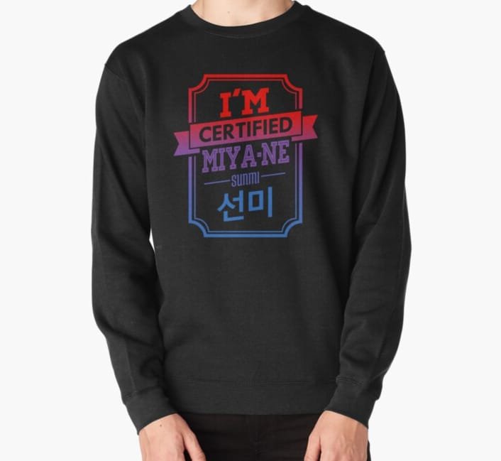 SUNMI sweatshirt Design #004 – K-pop merch UAE