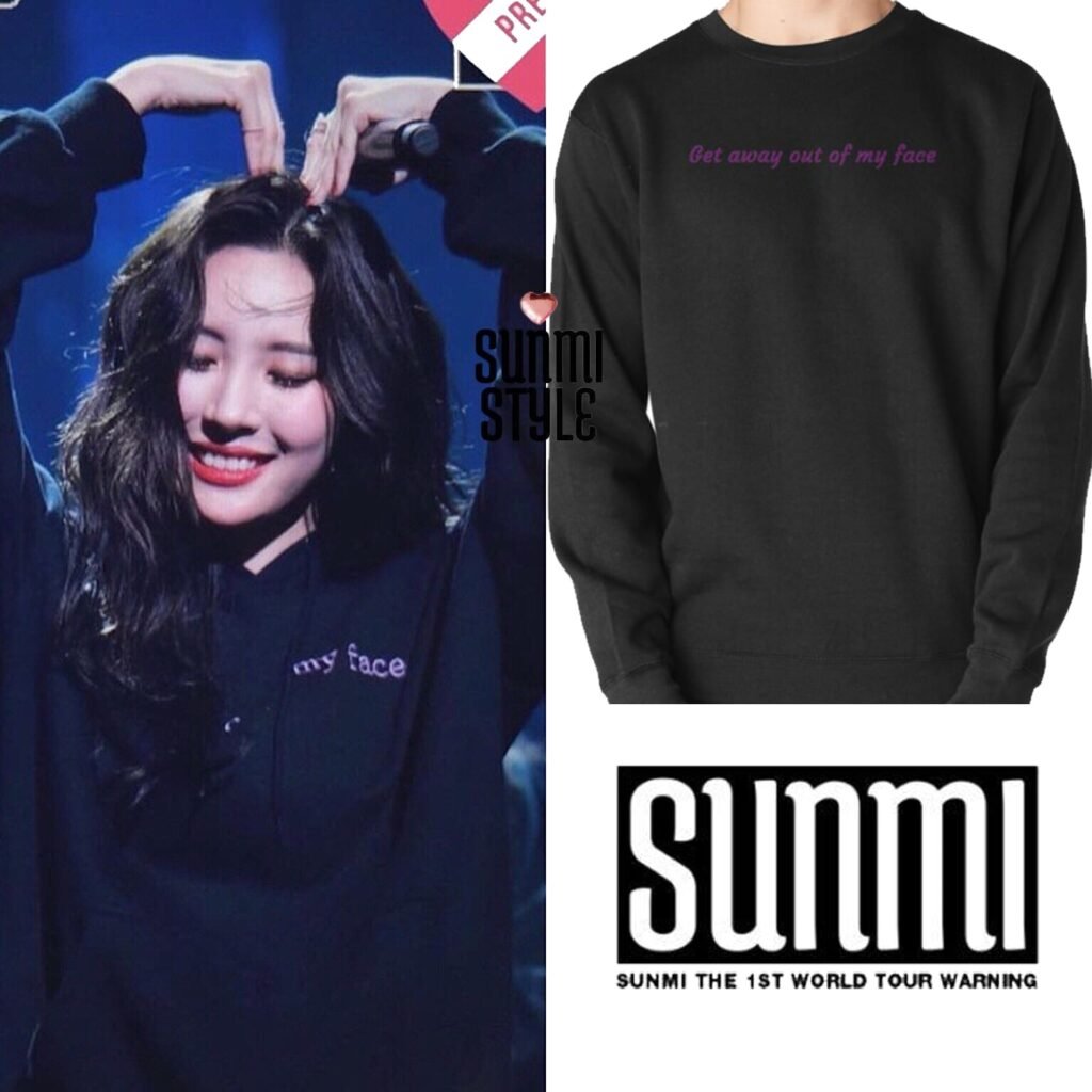 SUNMI sweatshirt Design #010 – K-pop merch UAE