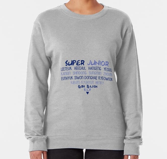 Super Junior sweatshirt Design #001 – K-pop merch UAE