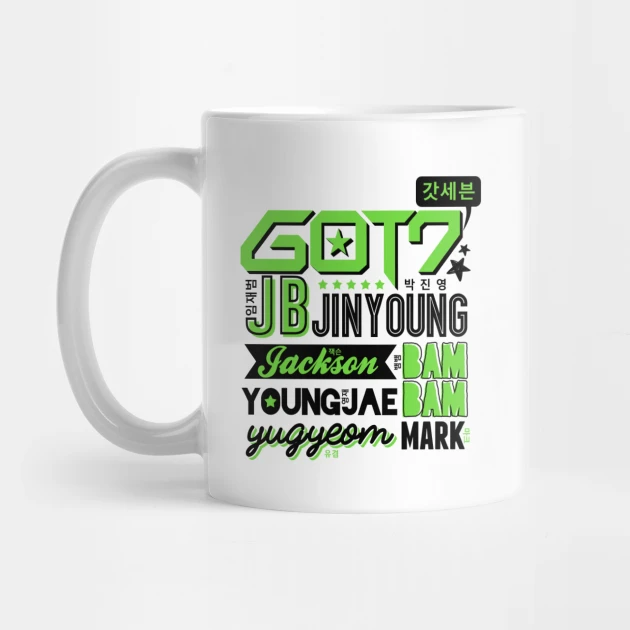 GOT7 Coffee Mug - KPOP Merchandise for Fandom Ahgases