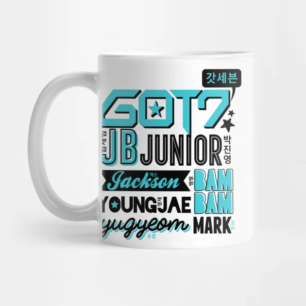 GOT7 Coffee Mug - KPOP Merchandise for Fandom Ahgases