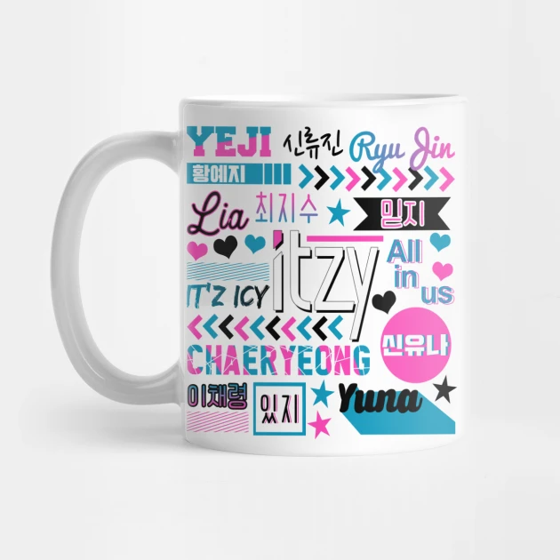 Itzy Coffee Mug - KPOP Merchandise for Fandom ITZYers