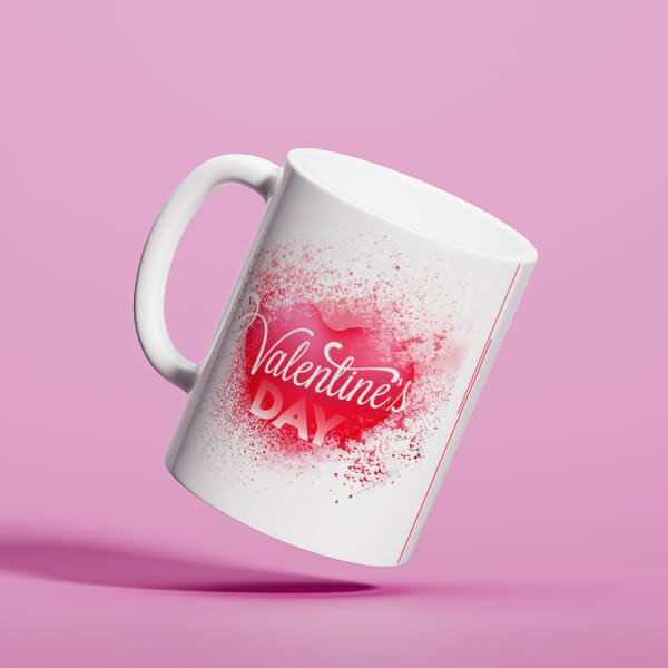 VALENTINE'S DAY Mug | Printed Ceramic 11oz Coffee Mug for HIM & HER