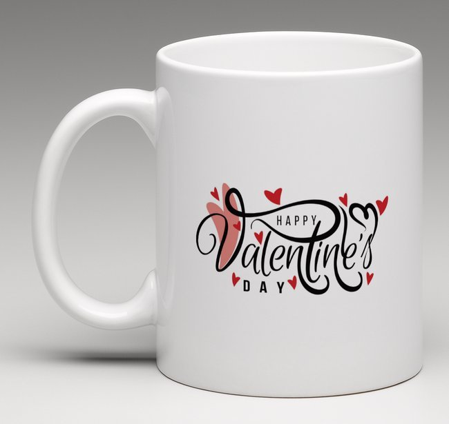 VALENTINE'S DAY Mug | Printed Ceramic 11oz Coffee Mug for HIM & HER