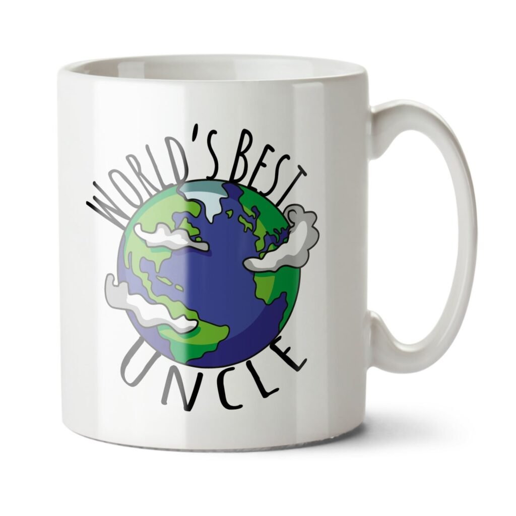 BEST UNCLE Mug | Printed Ceramic 11oz Coffee Mug for Uncles