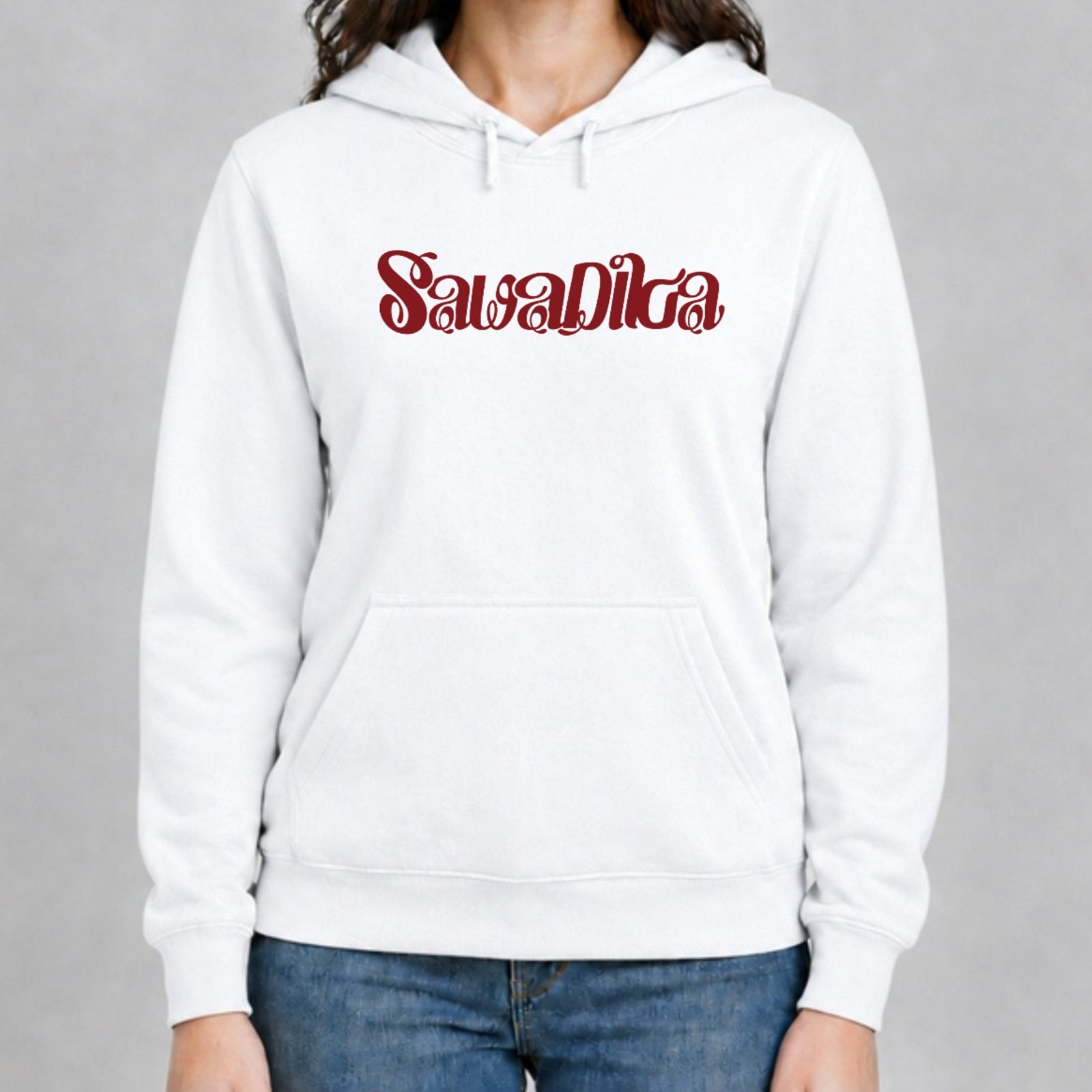 BLACKPINK Hoodie – Sawadika design in White – K-pop merch UAE