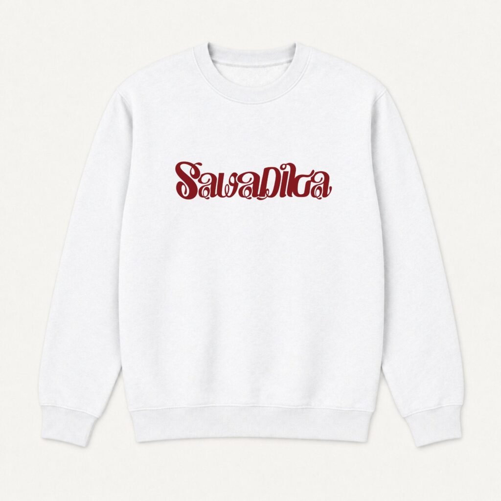 BLACKPINK Sweatshirt – Sawadika design in White – K-pop merch UAE