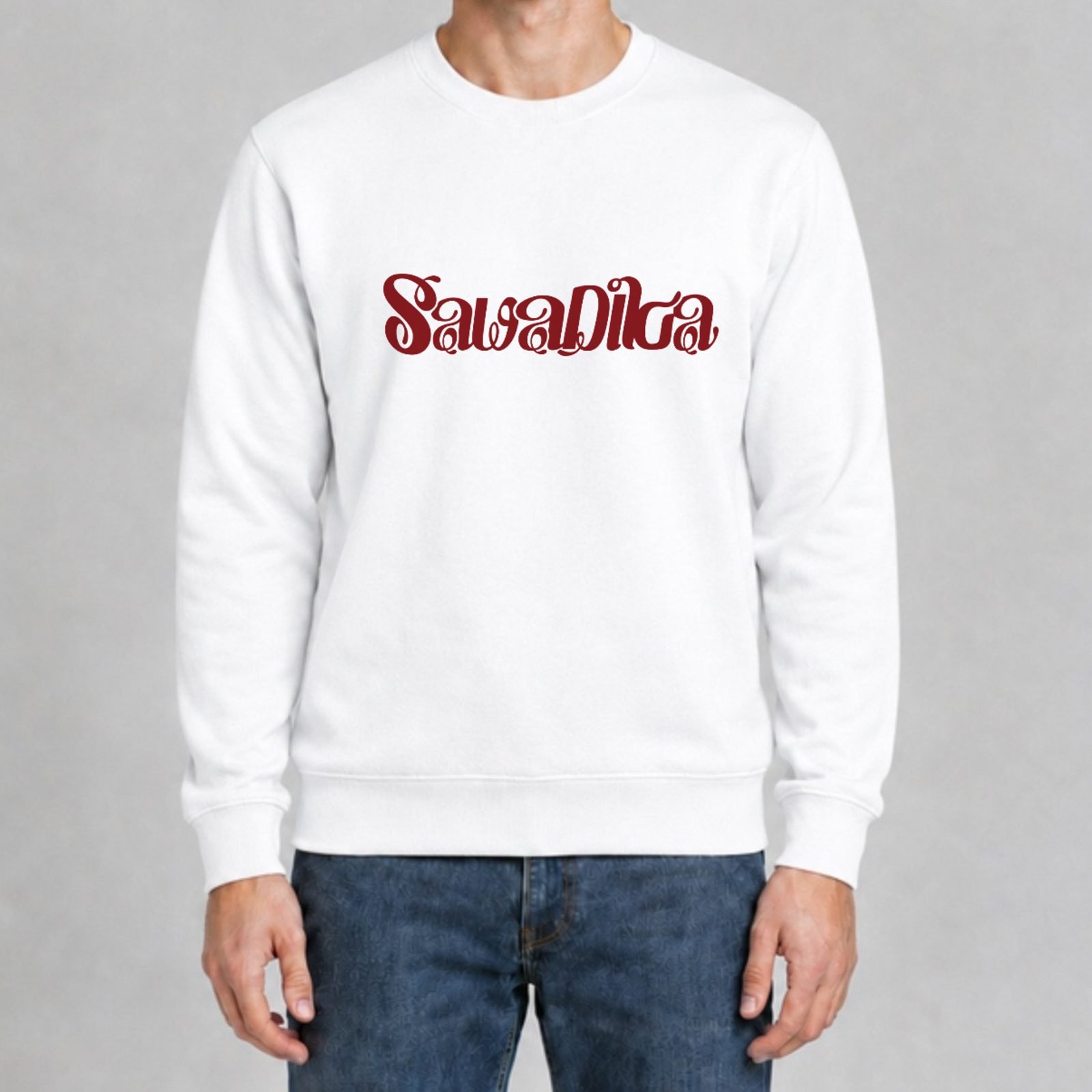BLACKPINK Sweatshirt – Sawadika design in White – K-pop merch UAE