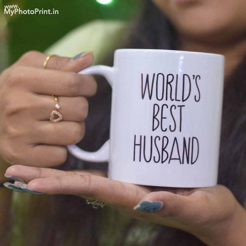 World Best Husband Mug | Printed Ceramic Coffee Mug For Hubby