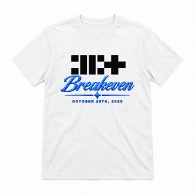 ILLIT T-Shirt – Breakeven design in White – K-pop merch UAE