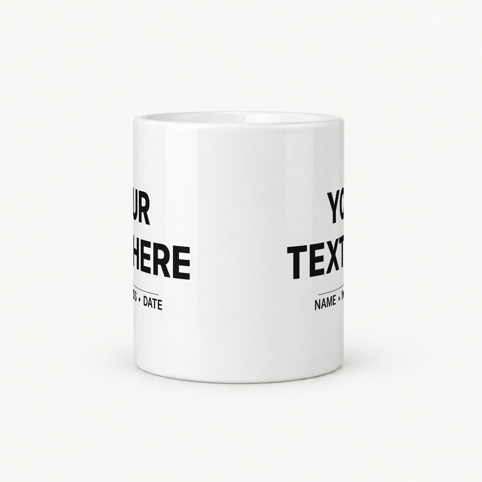 Custom Coffee Mug – personalised with your own text – Koreaboo UAE