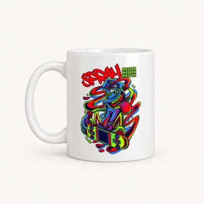 Koreaboo Coffee Mug – Spray Master - Graffiti Street Culture design – K-pop merch UAE