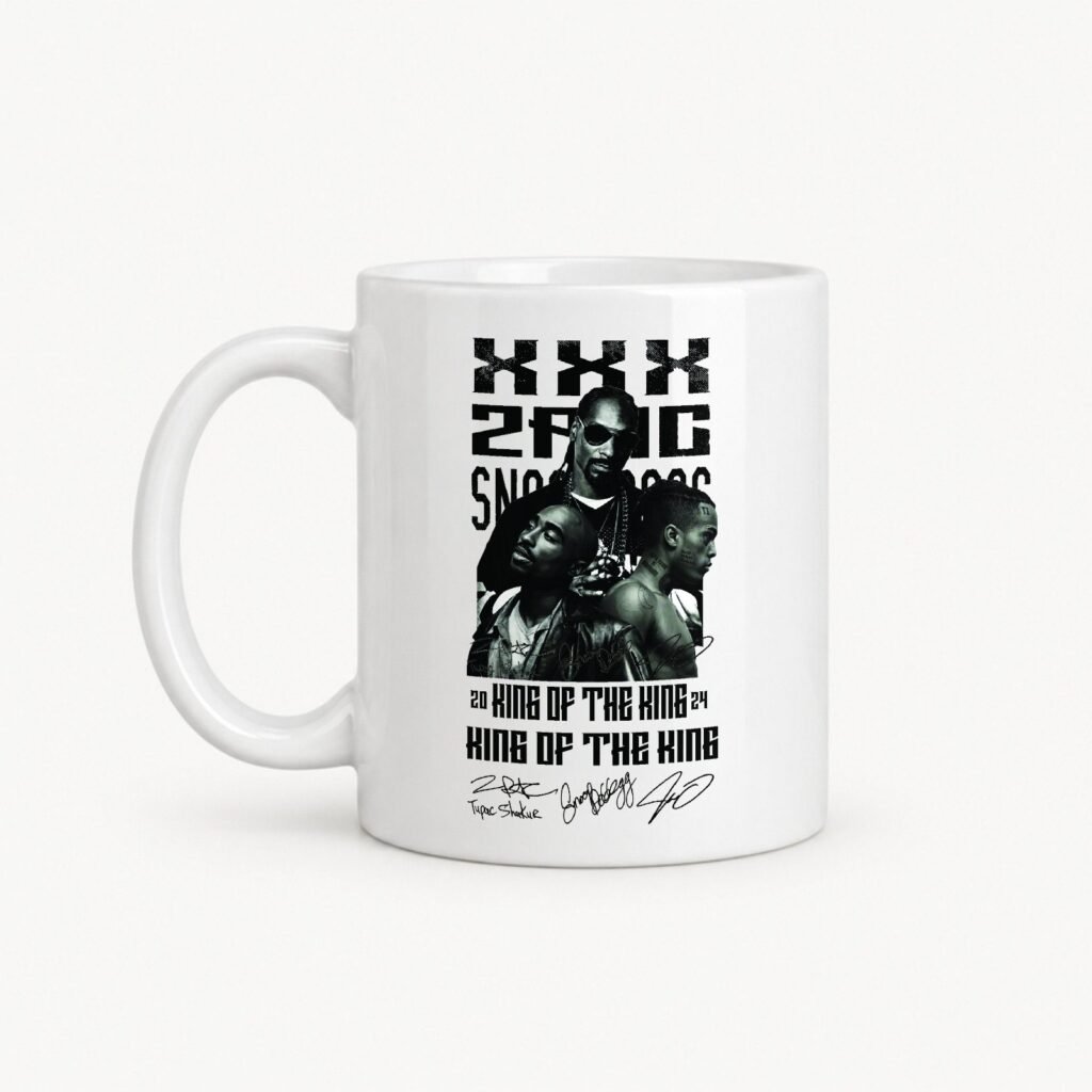 Koreaboo Coffee Mug – TUPAC - XXXTentacion - Snoop Dogg design – K-pop merch UAE