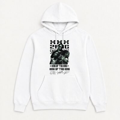Koreaboo Hoodie – TUPAC - XXXTentacion - Snoop Dogg design in White – K-pop merch UAE